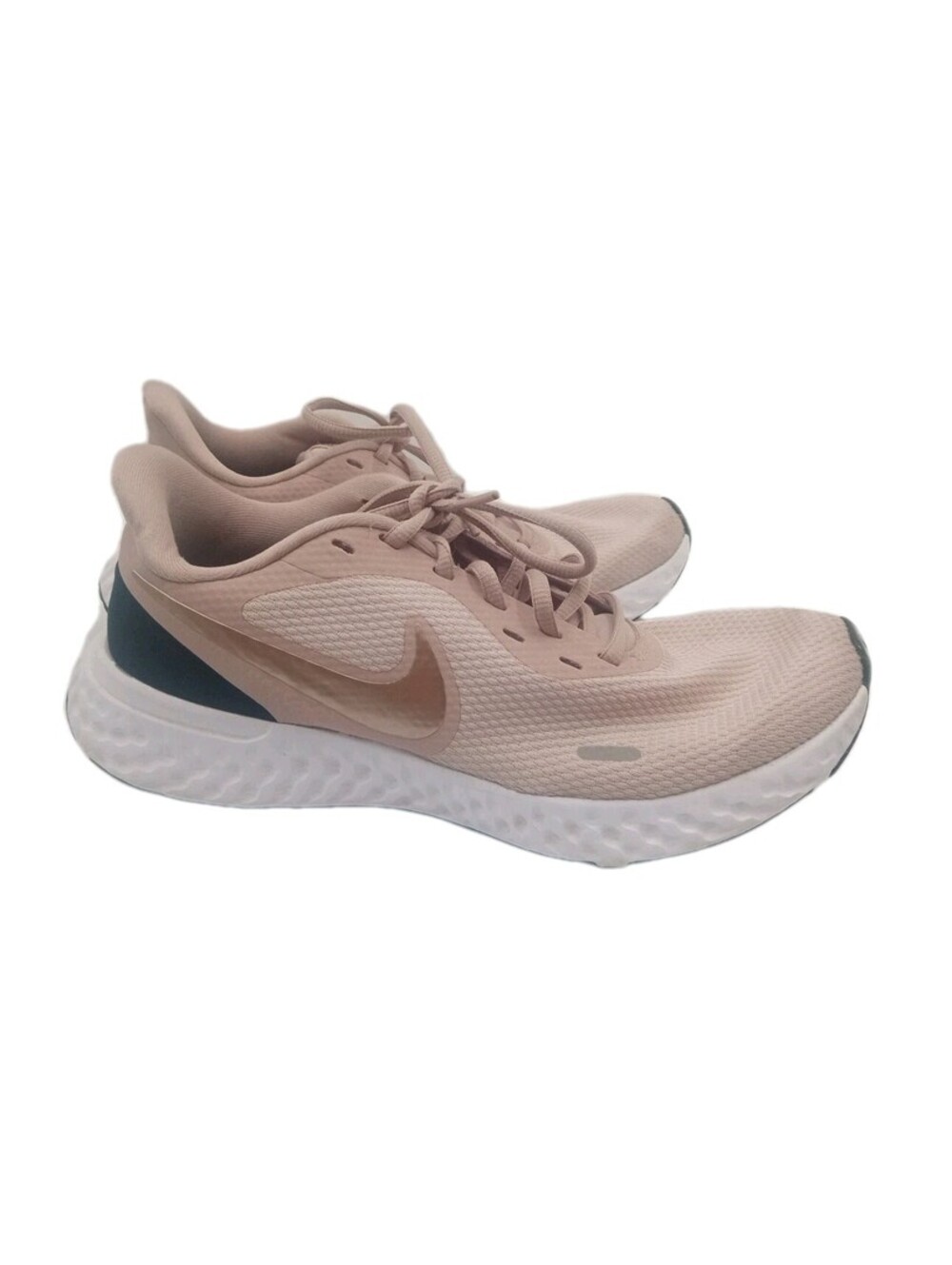 New Nike Revolution 5 Shoes Women's 9.5 Barley Rose Black Running Low BQ3207-600